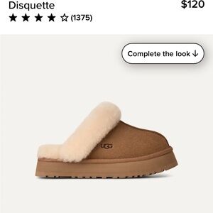 UGG Disquette Chestnut women’s size 7